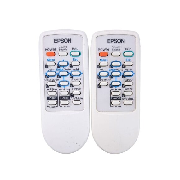 Epson Projector Remote Control Model 145663900 & 145664100 Lot Of 2 Original OEM - Picture 1 of 4